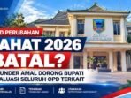 Founder AMAL Dorong Bupati Lahat Evaluasi Total OPD Terkait Pembatalan APBD Perubahan 2026